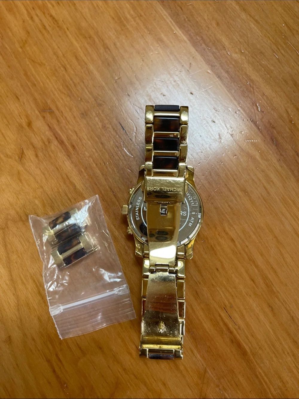 Michael Kors Gold-Tone Women's Chronograph Watch with Cream Dial